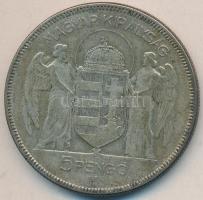 1930. 5P Ag "Horthy-jobbra" T:3
