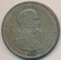1930. 5P Ag "Horthy-jobbra" T:3