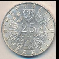 Ausztria 1972. 25Sch Ag "Carl Michael Ziehrer" T:2 Austria 1972. 25 Schilling Ag "Carl Michael Ziehrer" C:XF