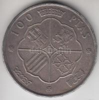 Spanyolország 1966. 100P Ag "Caudillo" T:2- Spain 1966. 100 Pesetas Ag "Caudillo" C:VF