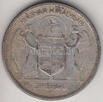 1930. 5P Ag "Horthy-jobbra" T:3