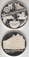 1974. 50Ft Ag + 100Ft Ag "50 éves az MNB" T:PP