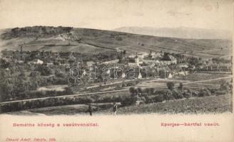 Deméte with the railway line, Eperjes-Bártfa railway