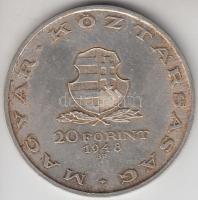 1948. 20Ft Ag "Táncsics" T:2-