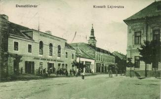 Dunaföldvár, Kossuth Lajos utca, Nemzeti Szálloda, Jáger János Bor és Sör csarnoka (EK)