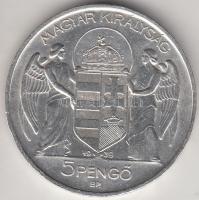 1939. 5P Ag "Horthy-balra" T:2