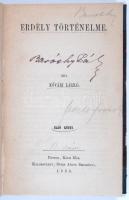 Kővári László: Erdély történelme. I-VI. kötet (3. kötetben). Kolozsvár-Pest, 1859-1866. Ráth Mór - S...