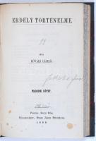 Kővári László: Erdély történelme. I-VI. kötet (3. kötetben). Kolozsvár-Pest, 1859-1866. Ráth Mór - S...