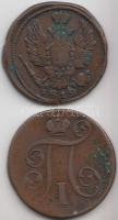 Oroszország 1800. 1k Cu + 1819. 1k Cu T:2-
Russia 1800. 1 kopek Cu + 1819. 1k Cu C:VF