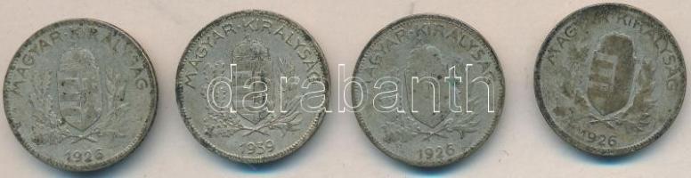 1926. 1P Ag (3x) + 1939. 1P Ag T:2, 2-,3
