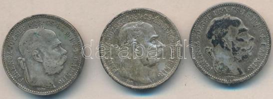 1894 1K Ag (2x) + 1912. 1K Ag T:2,2-