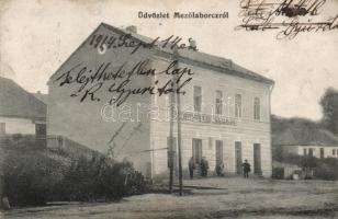 Mezőlaborc the shop of Samuel Schönfeld (b)