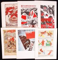 1977 A Nagy Forradalom plakátjai, 24db nyomat mappában (2db hiányzik)