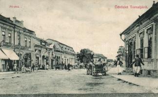 Tornalja main street, shops