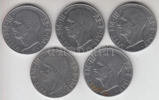 Olaszország 1939-43. 20c (5x) klf T:2,2-
Itlay 1939-43. 20 centesimi (5x) diff. C:XF,VF