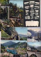1910 Ausztria Mariazell 8 klf lap / Österreich Mariazeller Bahn, 8 versch. Karten