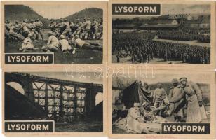 23 db I világháborús képeslap Lysoform reklámmal / 23 Kriegskarten 1. WK mit Lysoform-Reklame