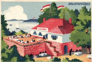 Balatonfüred Liliom étterem, kávéház, bár, cukrászda, borpince