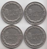 Olaszország 1922-28. 1L T:2,2- Itlay 1922-28. 1 Lira C:XF,VF