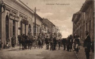 Petrozsény street with shop