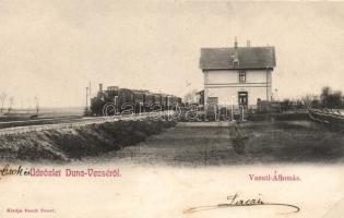 Dunavecse vasútállomás vonattal (EB)