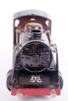 Cca 1930 Marklin mozdony és vagonok, felhúzókulcs hiányzik, két vagon hiányos, jelzettek, jó állapot...