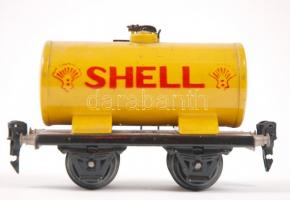 Cca 1930 Marklin mozdony és vagonok, felhúzókulcs hiányzik, két vagon hiányos, jelzettek, jó állapot...