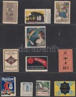 49 db különböző levélzáró / 49 poster stamps