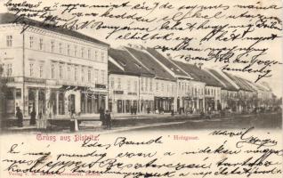 Beszterce, Holzgasse, shop of Kollmann & Keresztes