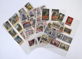 49 db különbözõ háború elõtti levélzáró / 49 poster stamps