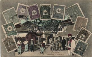 Ada Kaleh bazaar, stamps