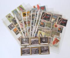 84 db különböző háború előtti levélzáró / 84q poster stamps