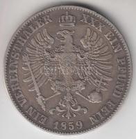 Német Államok / Poroszország 1859A Tallér Ag "IV. Vilmos Frigyes" Berlin (18.39g) T:2-
Ger...