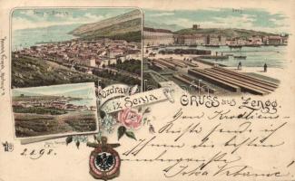 1898 Senj, Zengg litho (gluemark) (EK)