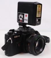 Chinon CS-4 fényképezőgép, vakuval/ Chinon cs-4 camera