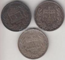 1912. 1K Ag (2x) + 1915. 1K Ag T:2,2-