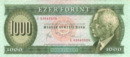 1983. november 10. 1000Ft "B" + "C" (2x) T:III