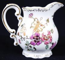 Zsolnay pillangó mintás mokkás készlet, kézzel festett, hibátlan, jelzett / Zsolnay coffee set in fl...