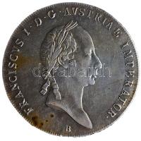 1826B Tallér Ag "I. Ferenc" Körmöcbánya (28.01g) T:1-,2 Hungary 1826B Thaler Ag "Franz I" Kremnitz (28.01g) C:AU,XF Huszár: 1947., Unger III.: 1365.a