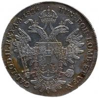 1826B Tallér Ag "I. Ferenc" Körmöcbánya (28.01g) T:1-,2
Hungary 1826B Thaler Ag "Fran...
