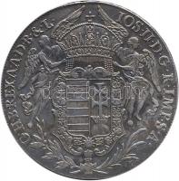 1783B Tallér Ag "II. József" Körmöcbánya (28.02g) T:1-
Hungary 1783B Madonnentaler Ag &quo...