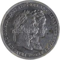 Ausztria 1879. 2G Ag "I.Ferenc József és Erzsébet királynő-Ezüstlakodalom" T:1-,2 kis karc...