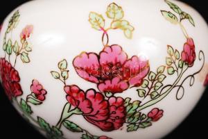 Kézzel festett sorszámozott jelzett Zsolnay porcelán mini kaspó /
Handpainted numbered zsolnay china...