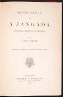 Verne Gyula: A Jangada. Bp., 1908. Franklin. Festett egészvászon kötésben. Kissé laza kötés