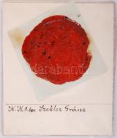 14db viaszpecsét berakóban: többnyire lőcsei, illetve és más felvidéki céhek, valamint nemesi család...