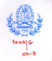 Kézzel festett sorszámozott Gödöllő mintás jelzett Herendi porcelán váza hibátlan állapotban /
Handp...