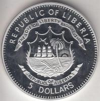 Libéria 2009. 5$ ezüstözött Cu "Nagy Hadvezérek - Árpád fejedelem" T:PP Csak 2000db! Tanúsítvánnyal. Liberia 2009. 5 Dollars silver plated Cu "The Greatest Warlords of History - Árpád Prince of the Magyars" T:PP Only 2000 examples! With certificate.
