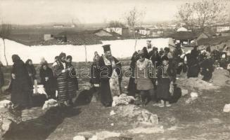 Greek Catholic funeral, folklore, photo