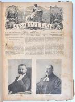 1911 Vasárnapi Ujság. Szerk. Hoitsy Pál. 58. évf., II. félév. bekötve Festett egészvászon kötésben
