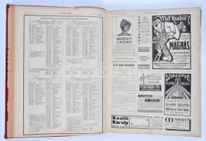 1914 Vasárnapi Ujság. Szerk. Hoitsy Pál., első fél évfolyama, bekötve. Festett egészvászon kötésben